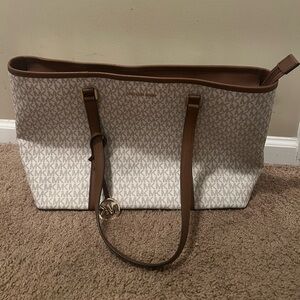 MICHAEL Michael Kors Temple Logo Large Tote Bag